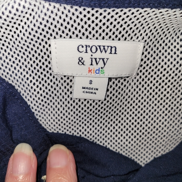 CROWN & IVY Kids Fishing UPF 30 NEW - Picture 4 of 5